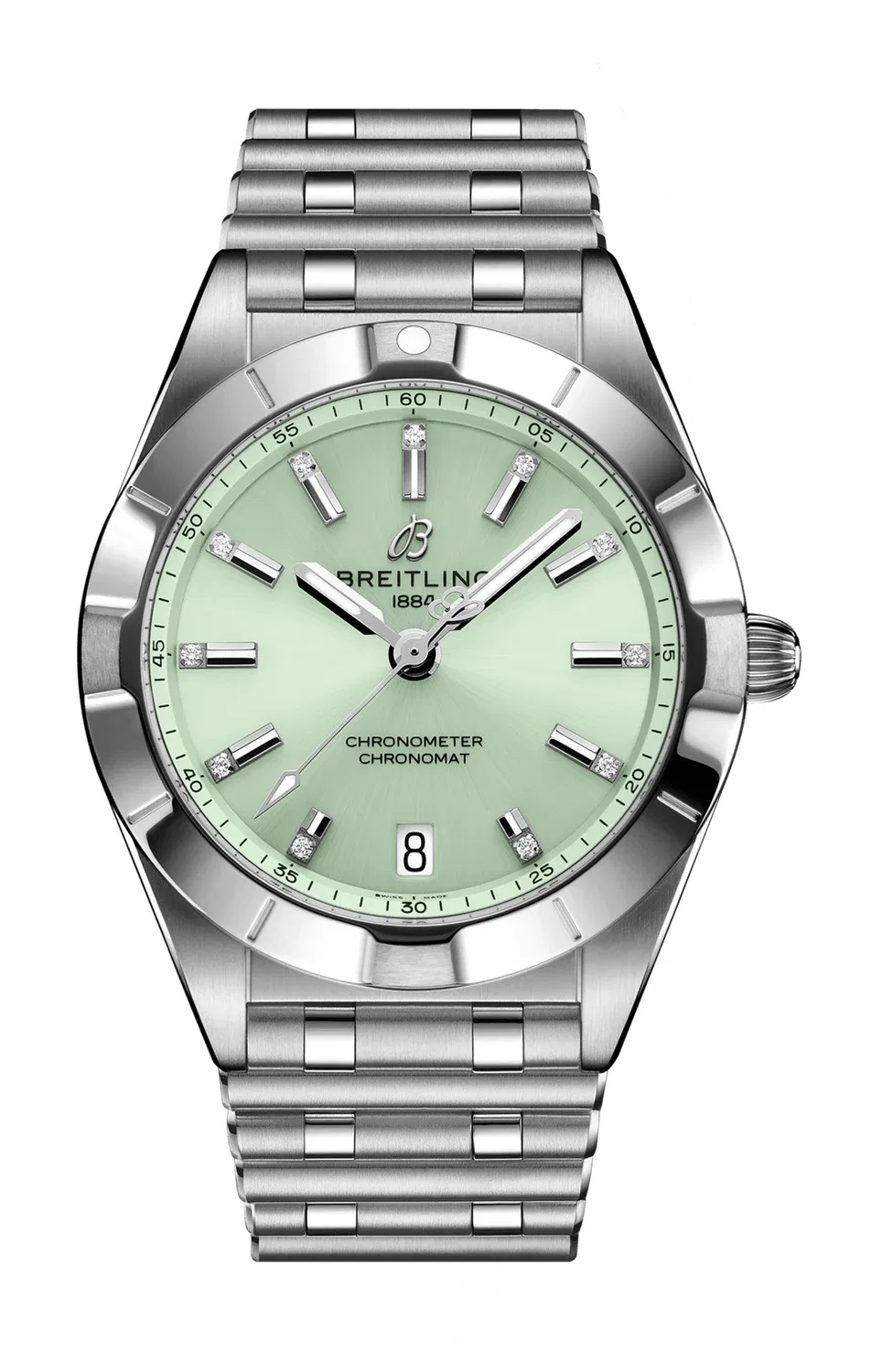 ХРОНОМАТ 32 - A77310101L1A1 BREITLING, серебряный