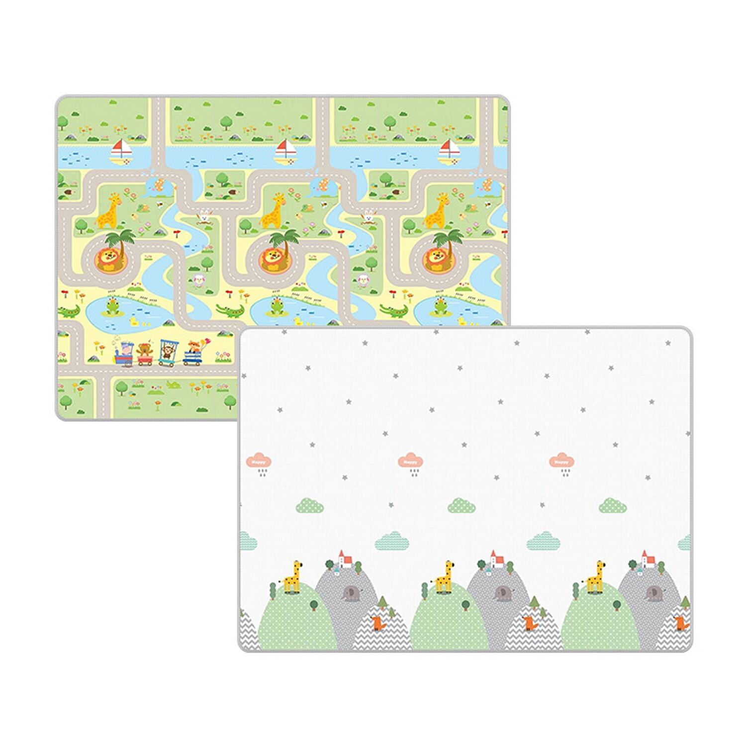 

Коврик игровой Walmeck, белый / зеленый