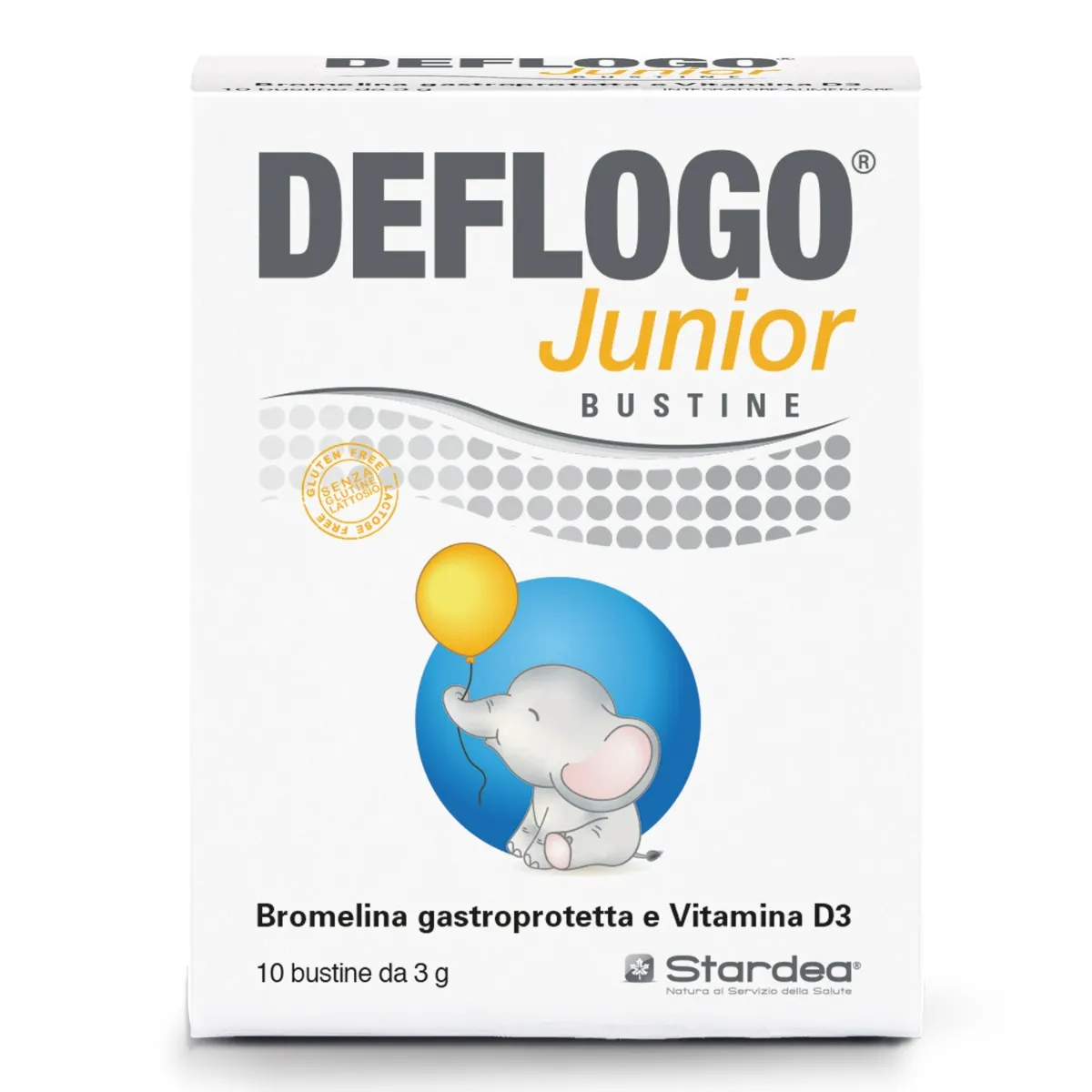 

Deflogo Junior Добавка с бромелайном 10 пакетиков бромелаина Stardea