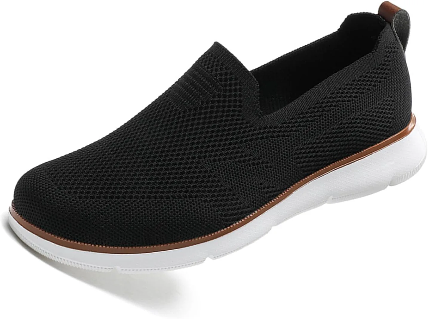 

Мужские вязаные дышащие сетчатые кроссовки, удобные легкие слипоны, мягкая повседневная обувь для прогулок, для деловых, вечерних и официальных мероприятий ETORYOOX, белый