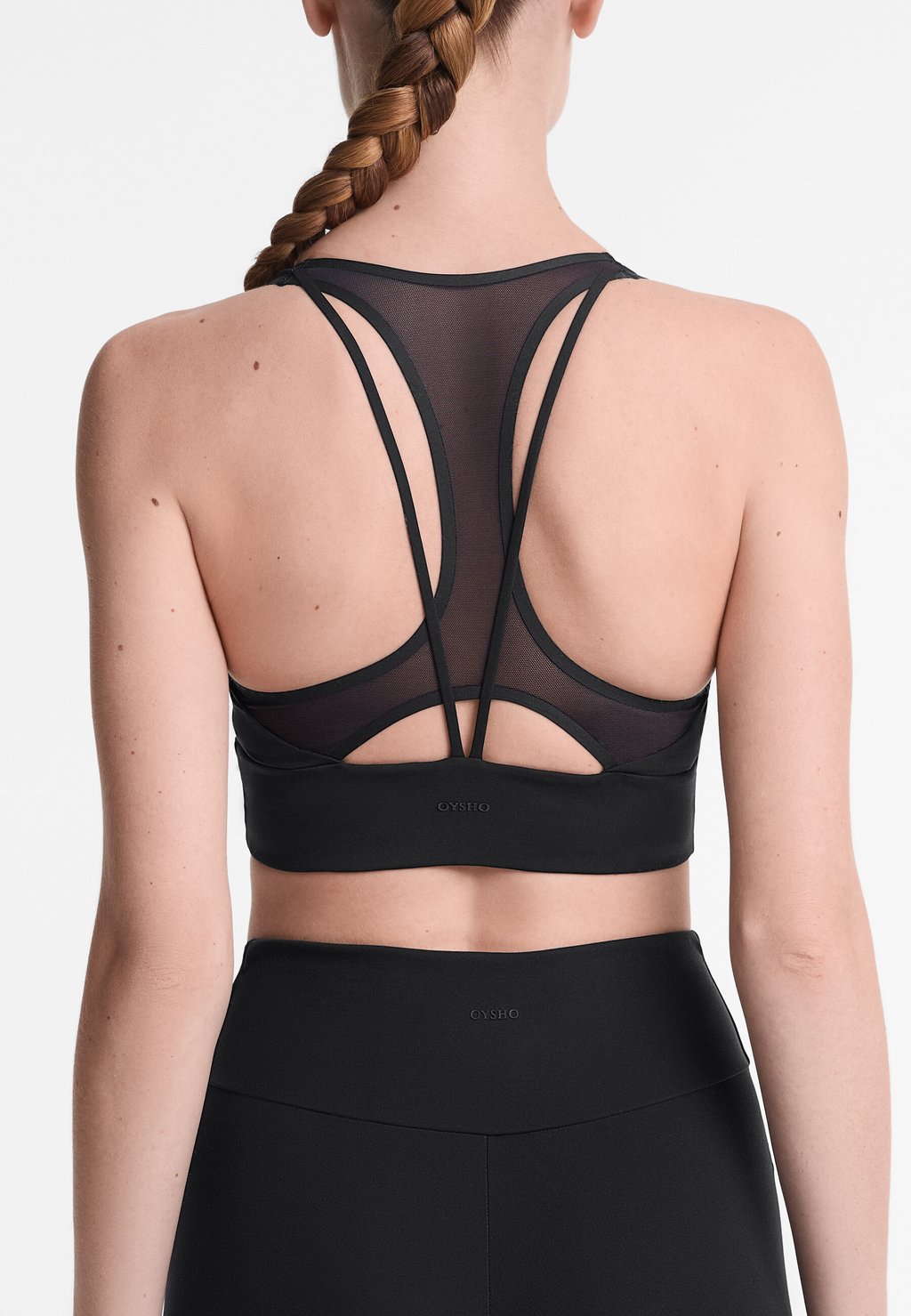 

Спортивный бюстгальтер MEDIUM-SUPPORT MESH COMFORTLUX OYSHO, черный