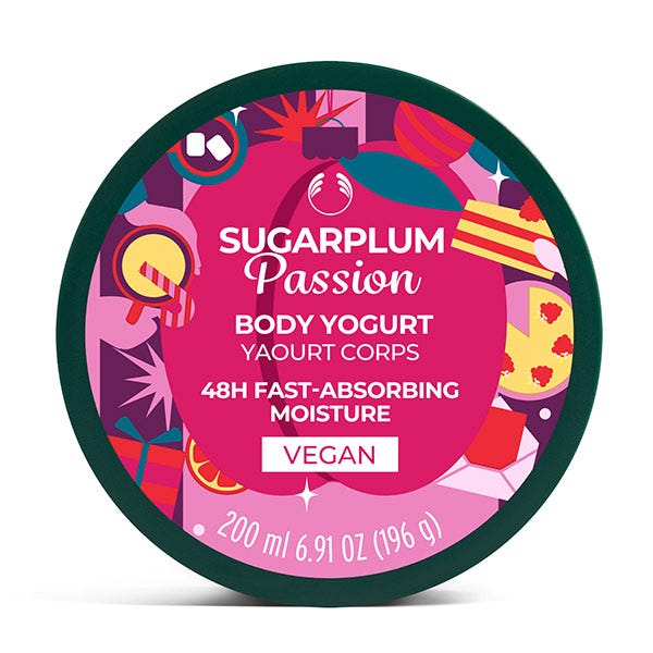 

Увлажняющий гель-крем для тела THE BODY SHOP Body Yogurt Sugarplum Passion