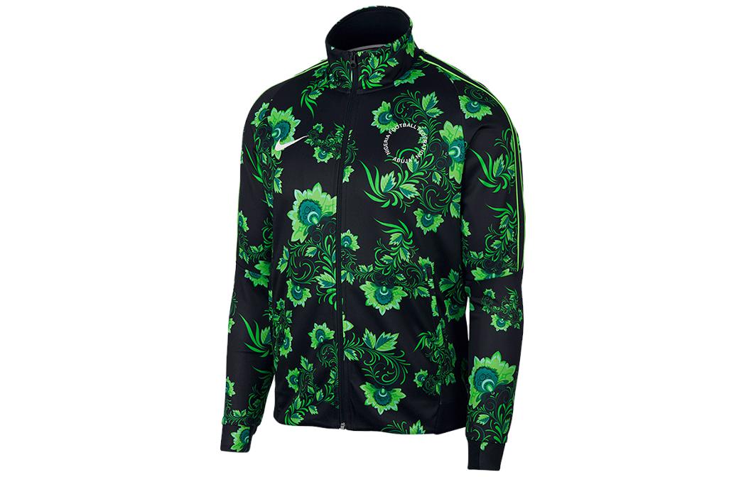 Nike Куртка мужская черная зеленая, Black Green — фото 3