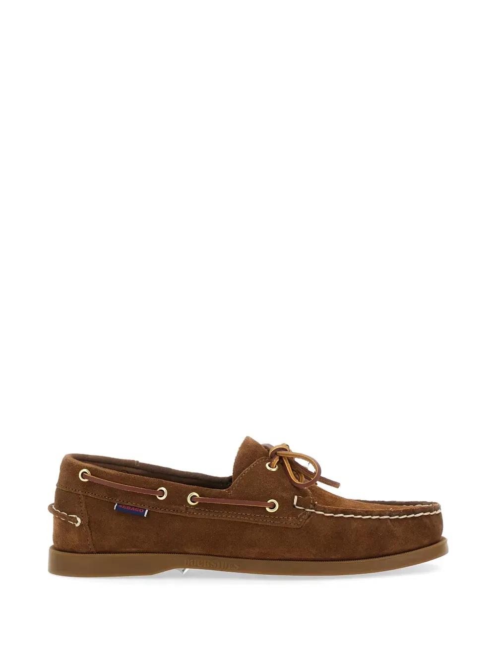 Кожаные лодочные туфли Portland Sebago, коричневый