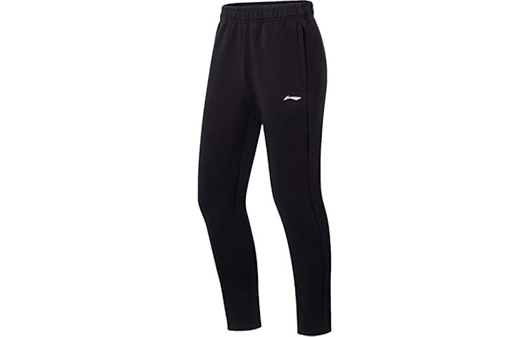 

LINING Фитнес серия вязаные спортивные штаны мужские черные