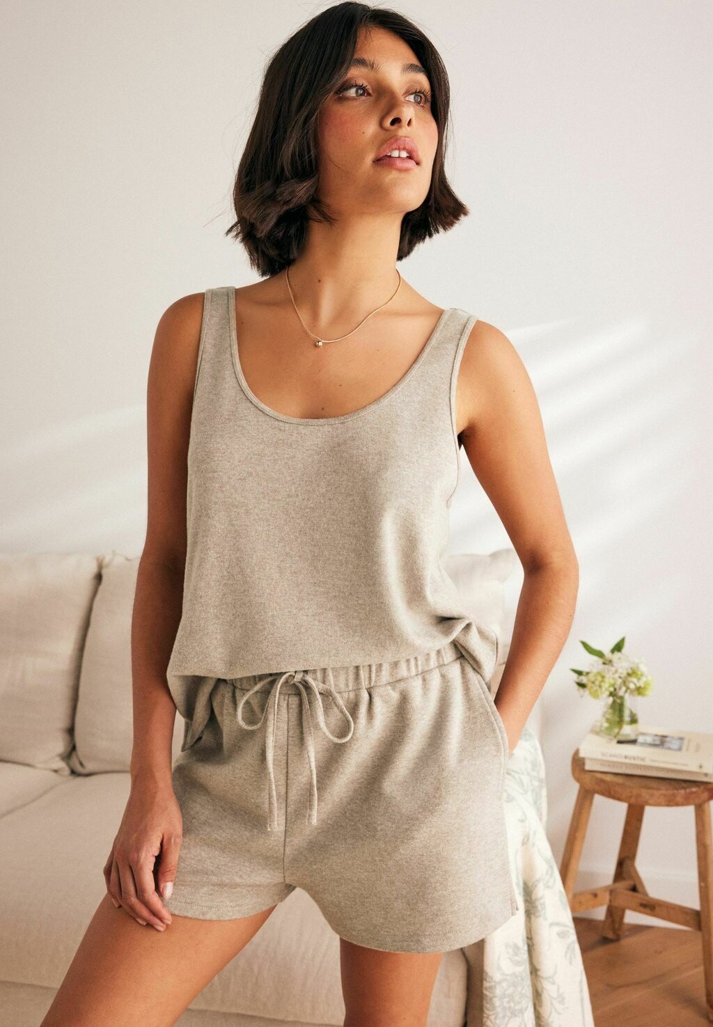 

Пижамные штаны LOUNGE-REGULAR FIT Laura Ashley, светло-серый