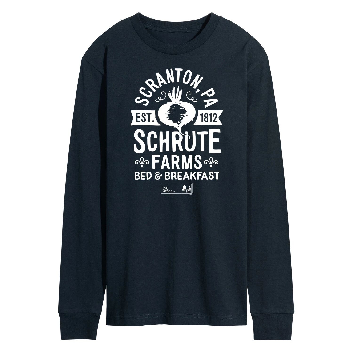 

Мужская футболка с длинными рукавами The Office Schrute Farms Licensed Character