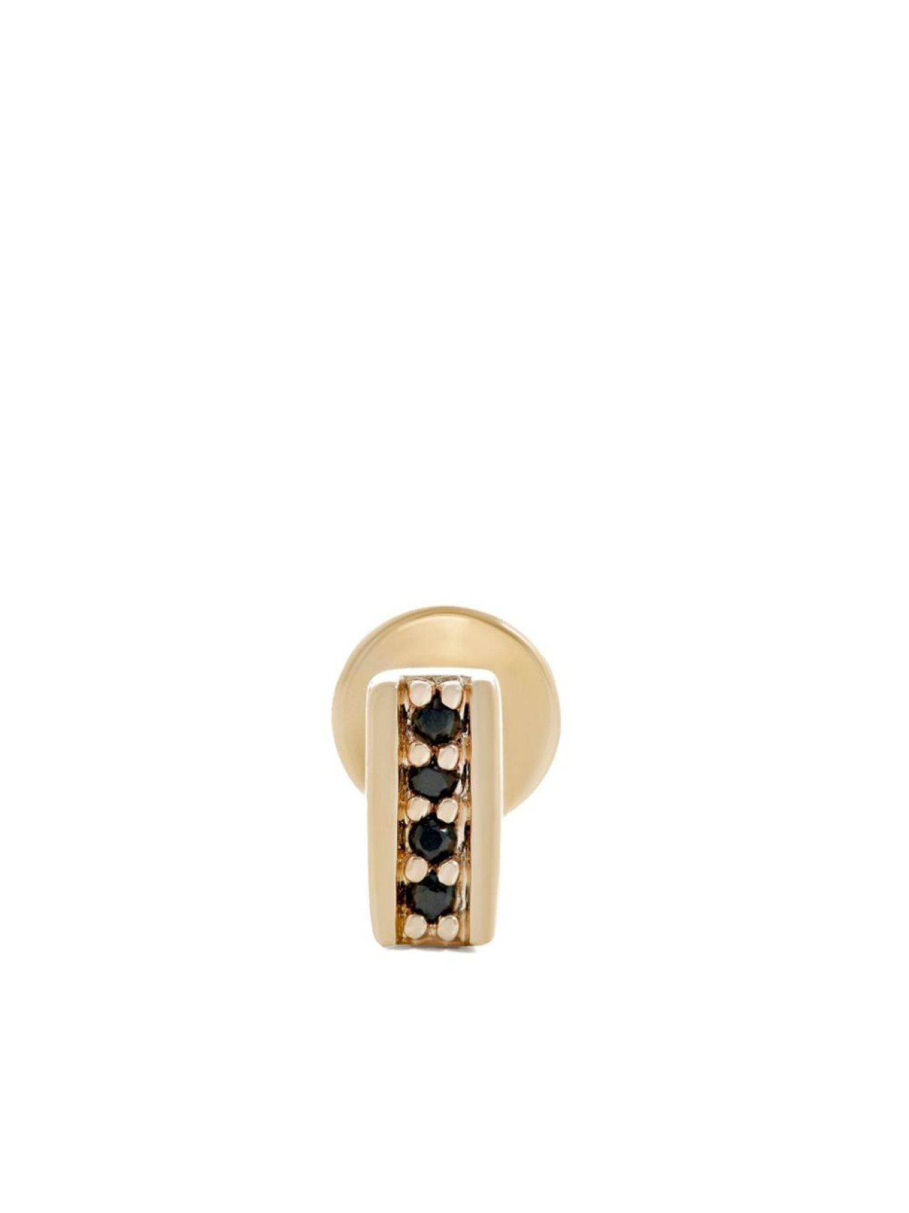 

Monica Vinader серьга Linear Gem Bar из желтого золота, золотой