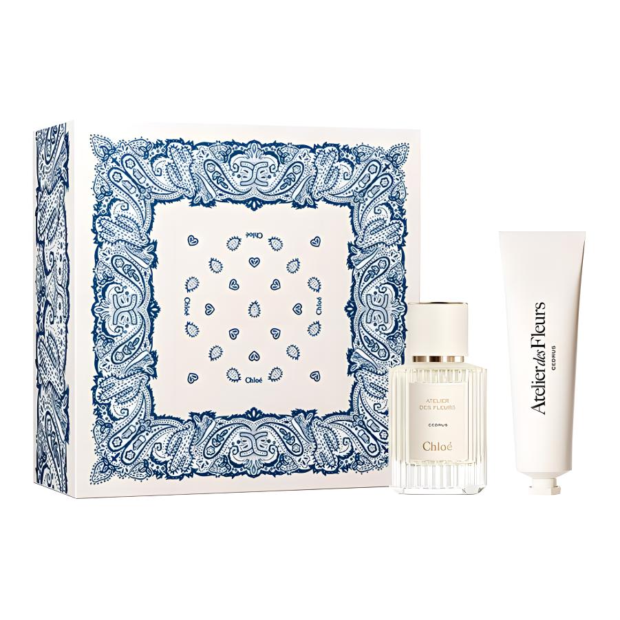 Набор парфюма chloe wonderland garden northern cedar с кремом для рук eau de parfum vanilla root musk 50мл+50мл Chloé — фото 2
