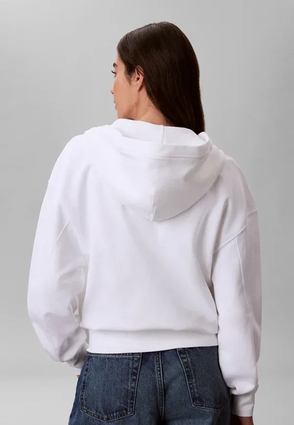 Толстовка с капюшоном Calvin Klein, ярко-белый — фото 3