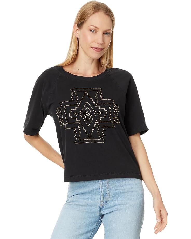 

Футболка Pendleton Embroidered Harding Tee, черный