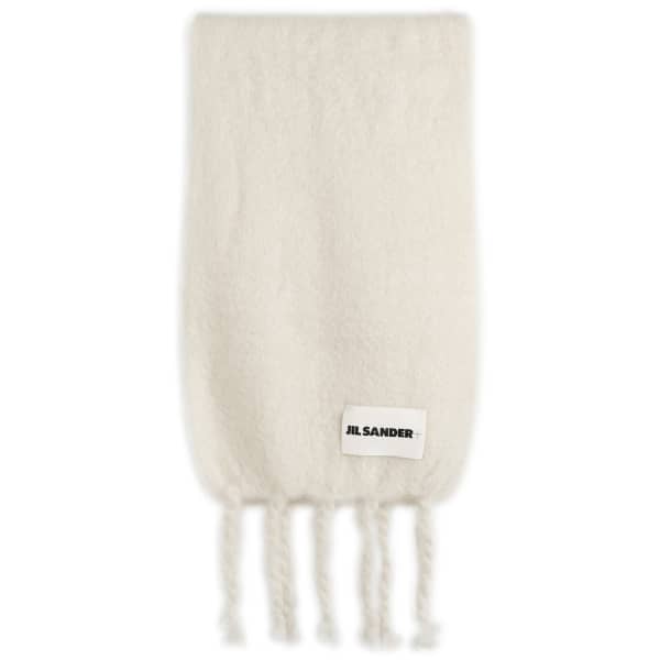 

Простой шарф Jil Sander, белый