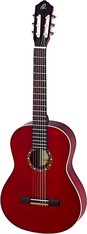 

Акустическая гитара Ortega Guitars R121LWR Family Series Left Handed Nylon 6-String Guitar w/ Free Bag, Spruce Top and Mahogany Body, Wine Red Gloss