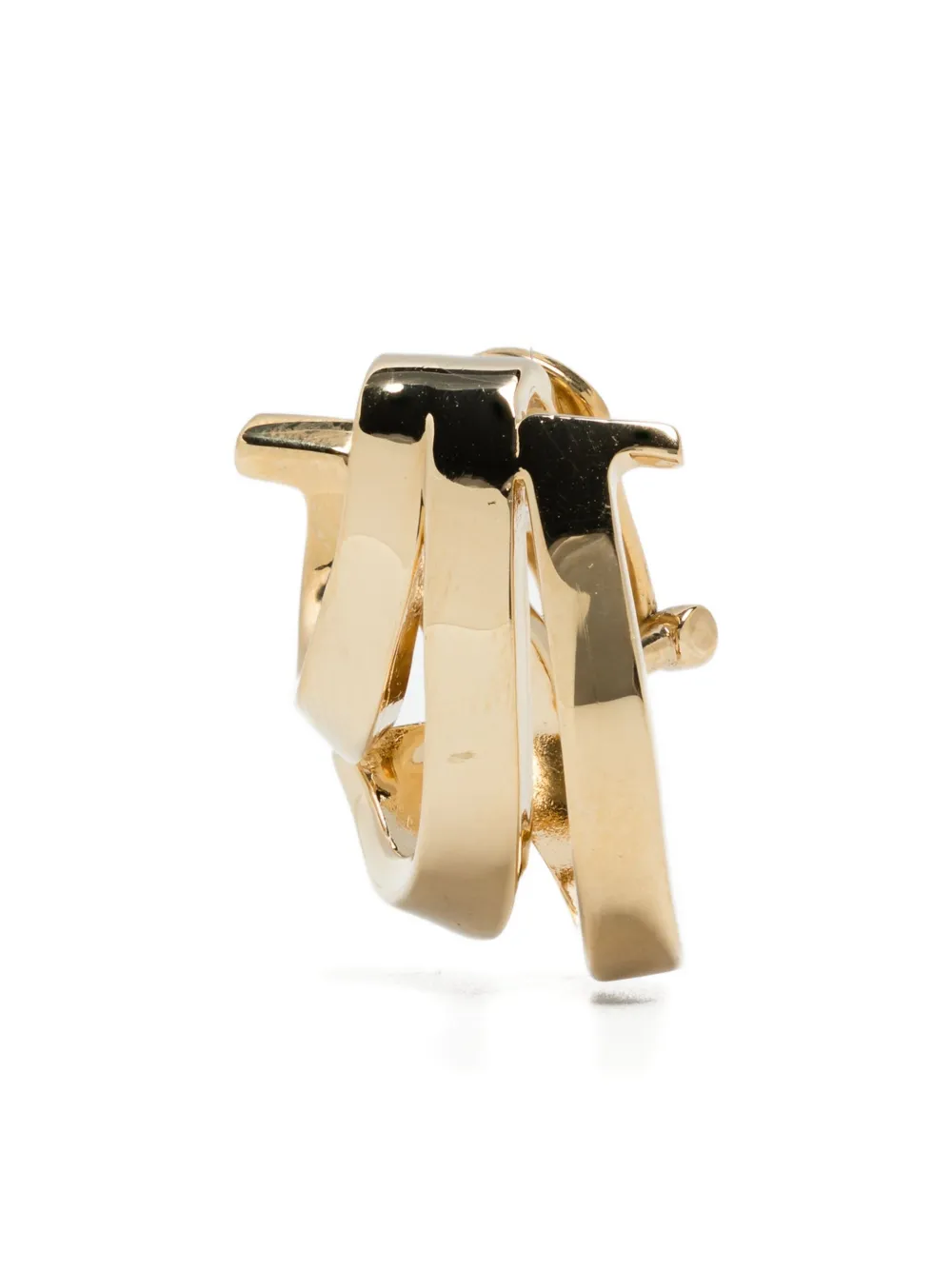 

Серьги-завитки Ferragamo, золотой