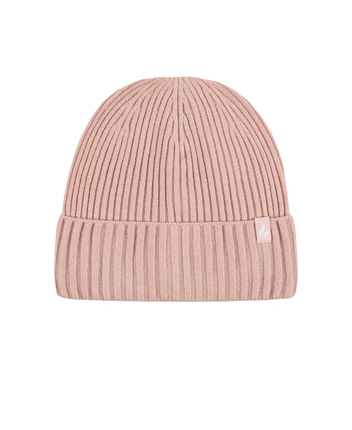 

Облегающая шапка-бини Olivia из ребристого трикотажа Heat Holders, розовый