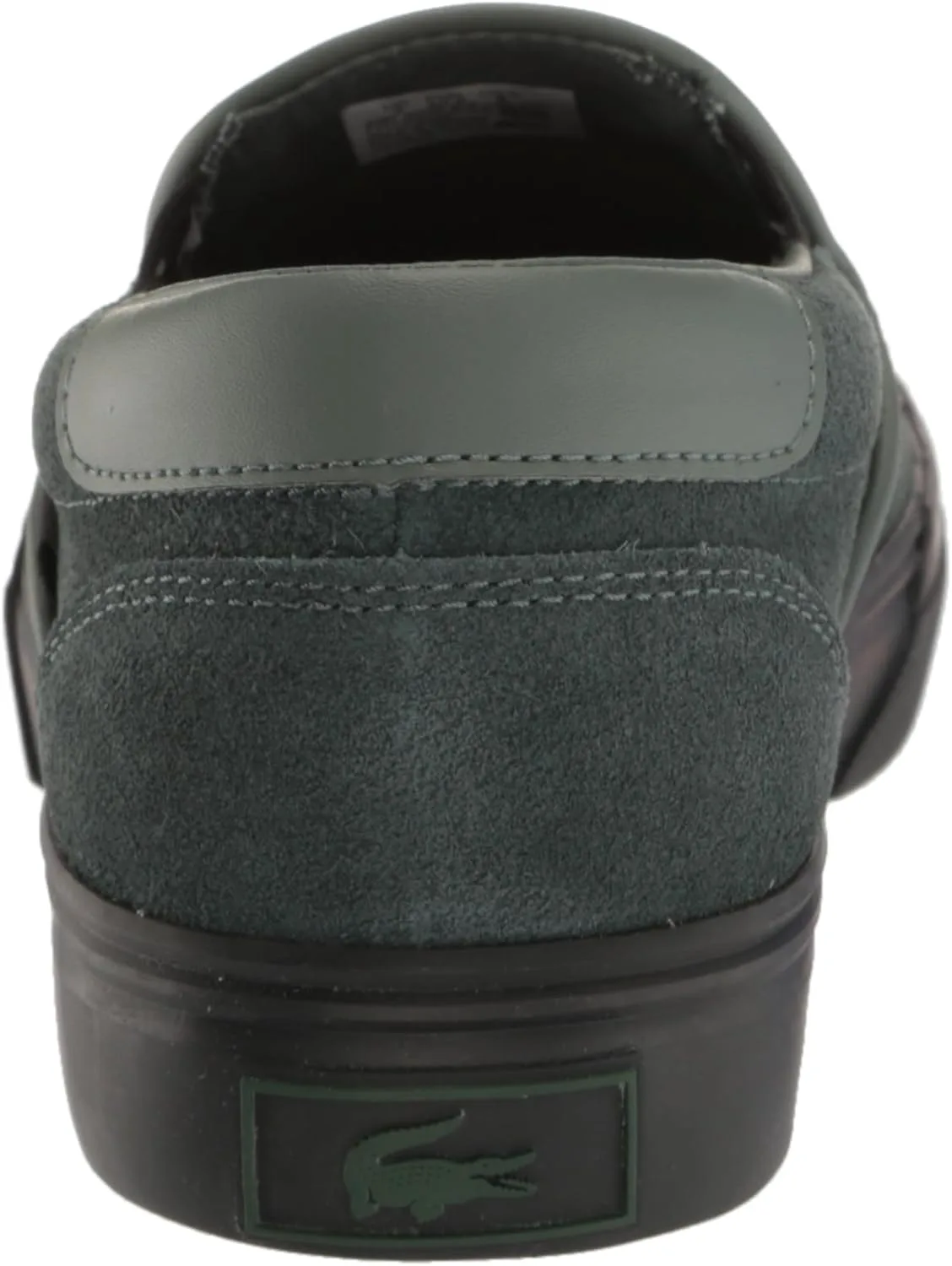 Кроссовки Lacoste для мужчин Jump Serve Slip, темно-зеленый/черный, 11.5 — фото 3