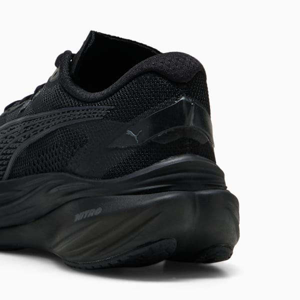 Женские кроссовки для бега по шоссе с широкими ступнями Deviate Nitro 3 Puma, черный — фото 3