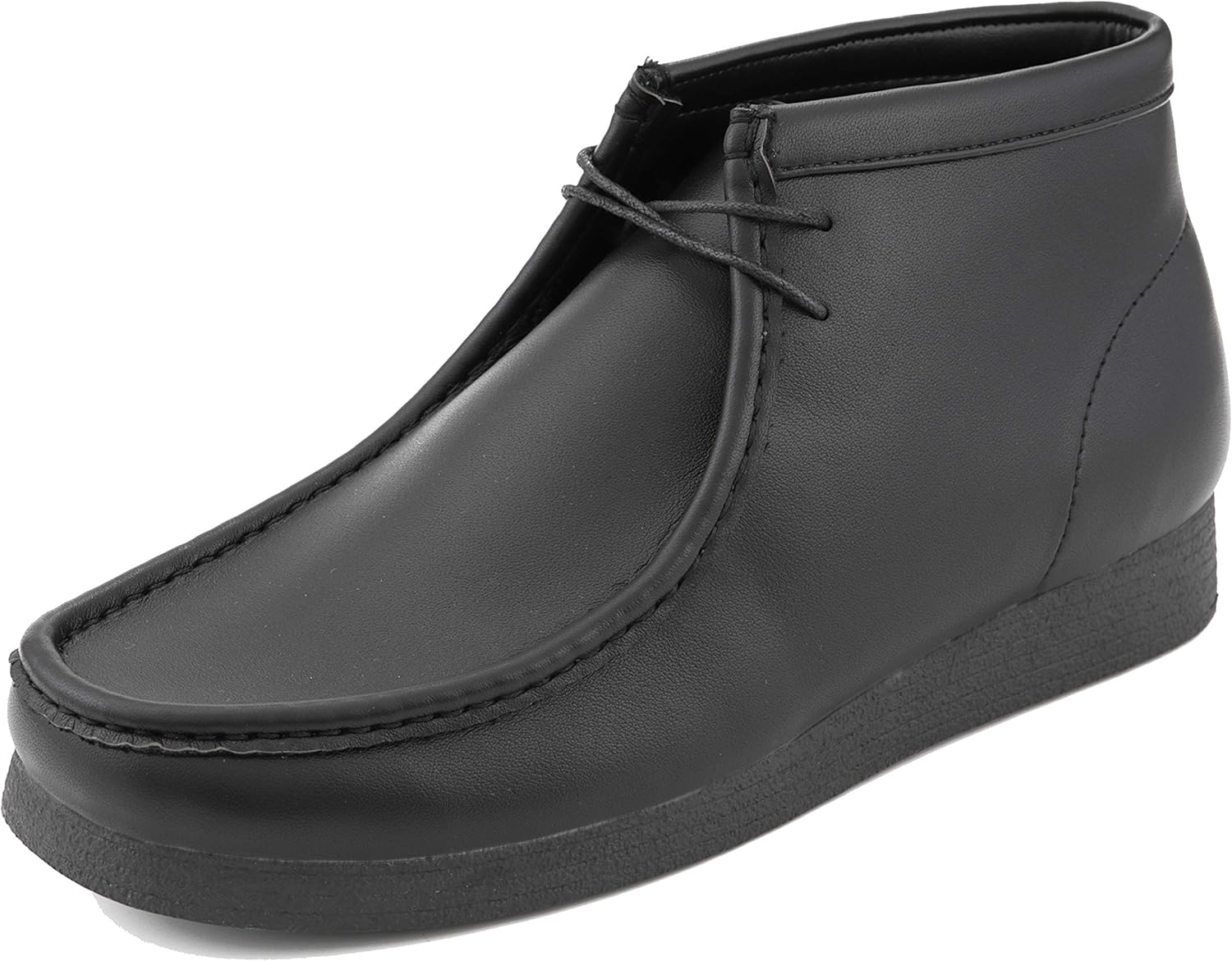 

Мужские повседневные ботинки Amali Chukka, высокие, на шнуровке, замшевые, пустынные ботинки с подошвой из каучука, черный