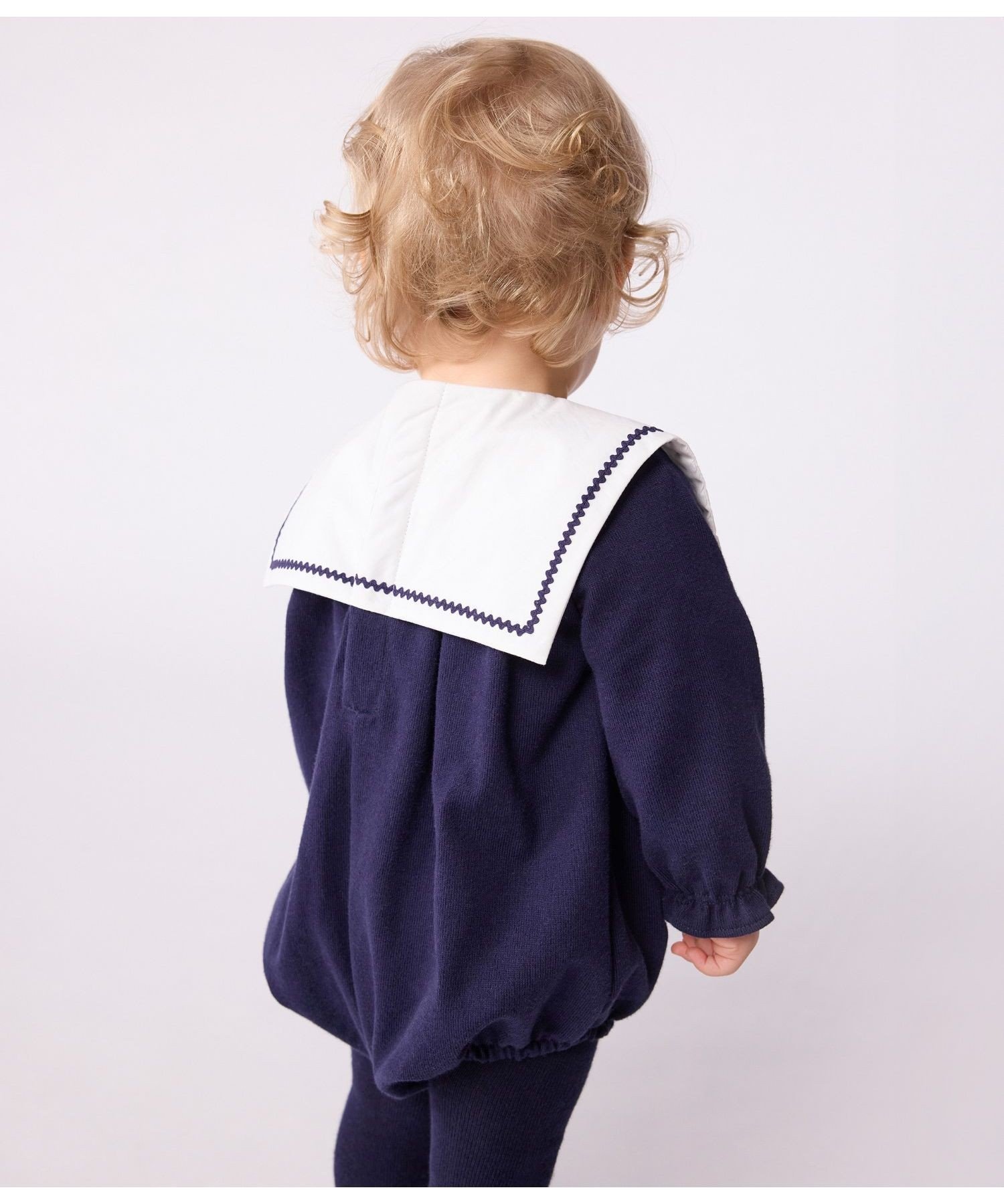 Комбинезон с длинными рукавами Petit Bateau, blue — фото 3