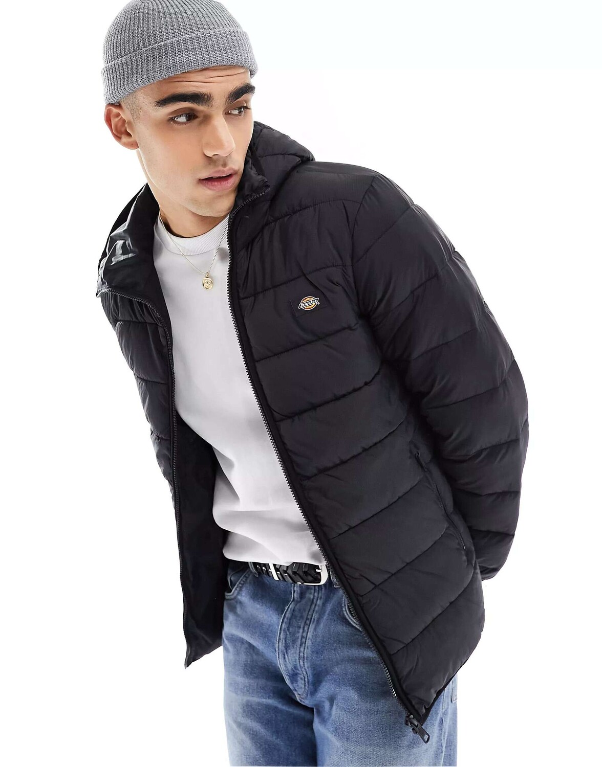 

Черная пуховая куртка среднего слоя Dickies Waldenburg
