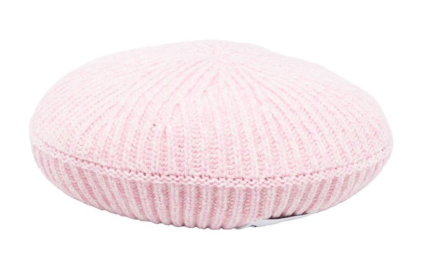 

GANNI Шапка с логотипом на нашивке, Pink