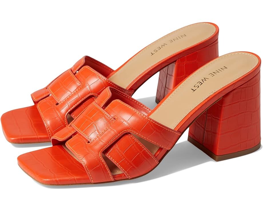 

Туфли Nine West Kindee 3, цвет Orange Croco