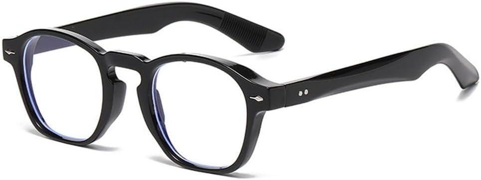 

Мужские квадратные солнцезащитные очки в стиле ретро с заклепками, модные сине-зеленые, трендовые оттенки, защита от ультрафиолета UV400, женские очки в прозрачной оправе SKFGNX, Black Clear