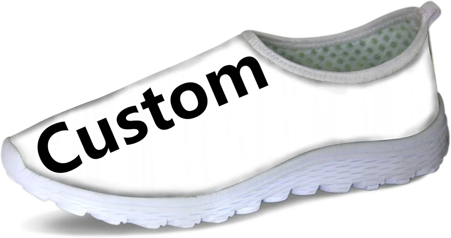 

Женские прогулочные кроссовки Forchrinse Music Note, мужские слипоны GO Walk с мягкой сеткой, легкая рабочая обувь