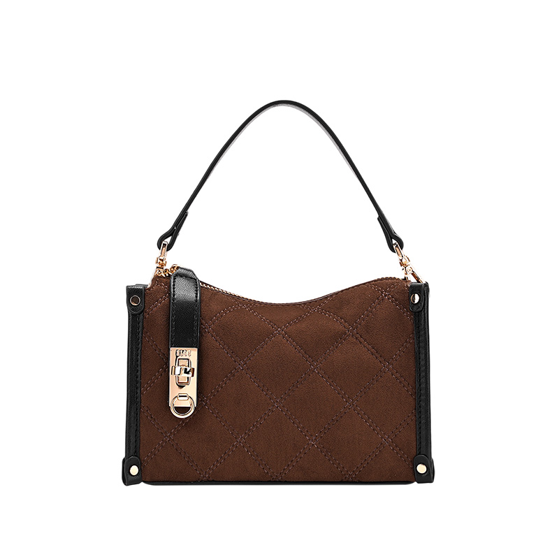 

ELLE Синтетическая кожаная сумка Women's Apricot Wood Coffee