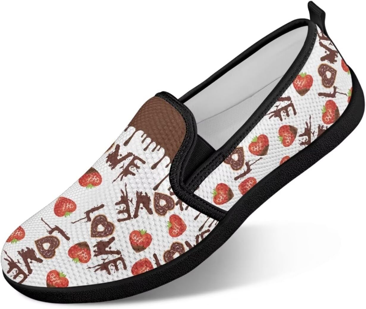 

Мужские прогулочные кроссовки без шнурков, удобные, модные, повседневные кроссовки, дышащая сетка, для фитнеса и тренировок, легкие, размеры США 4-9 Twousenru, шоколадный