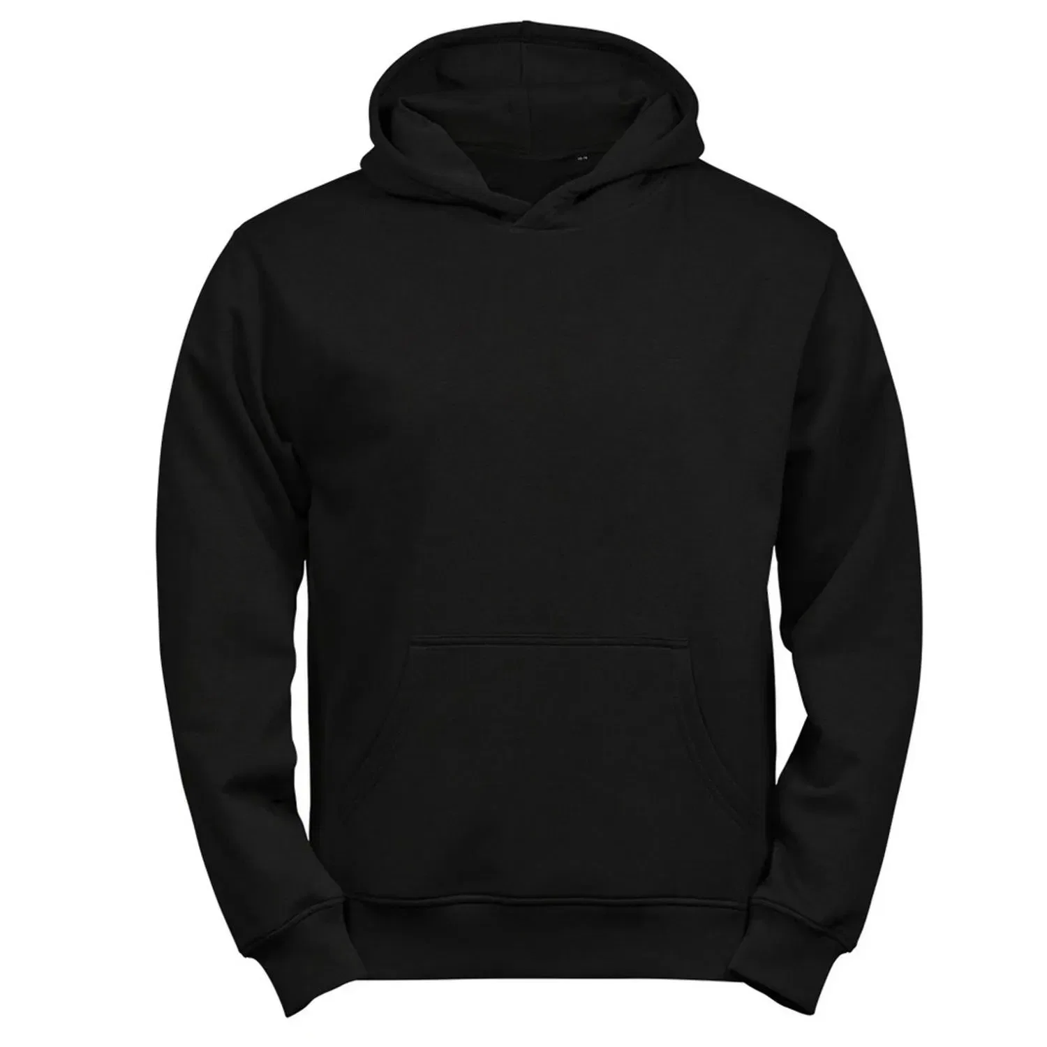 Худи для мальчиков из хлопка с брендом Tee Jays, черный
