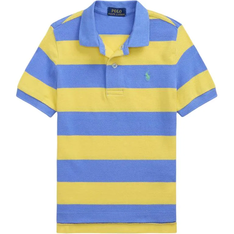 Поло детское желто-синее Polo Ralph Lauren