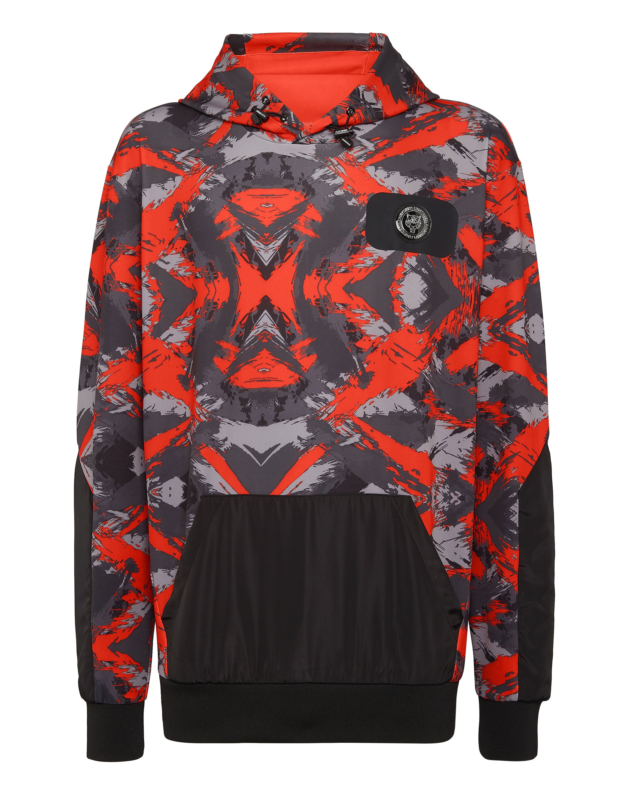 

Толстовка с капюшоном Камуфляж PLEIN SPORT, цвет camouflage orange