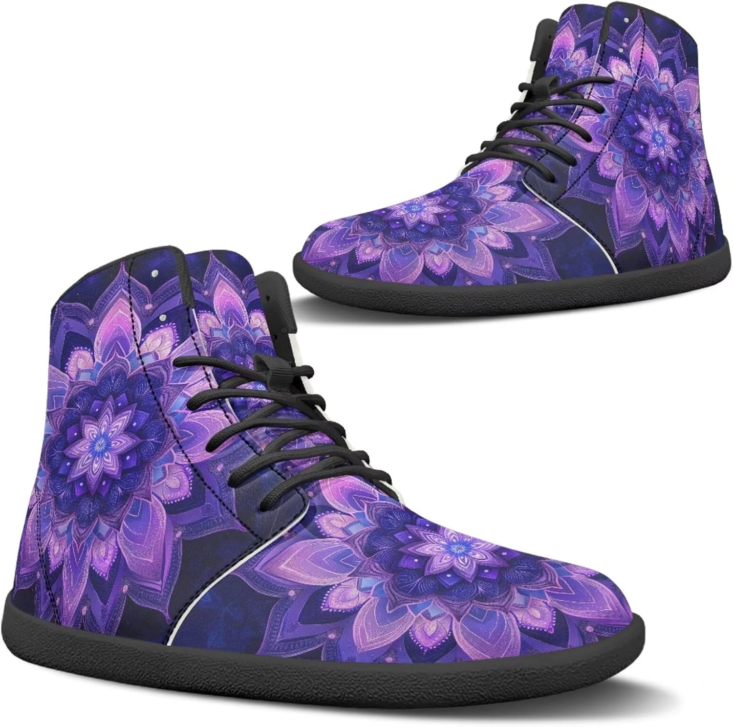 

Спортивные походные ботинки Binienty для мужчин и женщин, высокие ботинки без подошвы с поддержкой лодыжки, нескользящая обувь для всех сезонов, фиолетовый