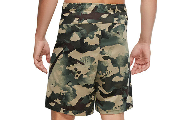 Шорты dri-fit camouflage training shorts red green redgreen Nike, красный — фото 2