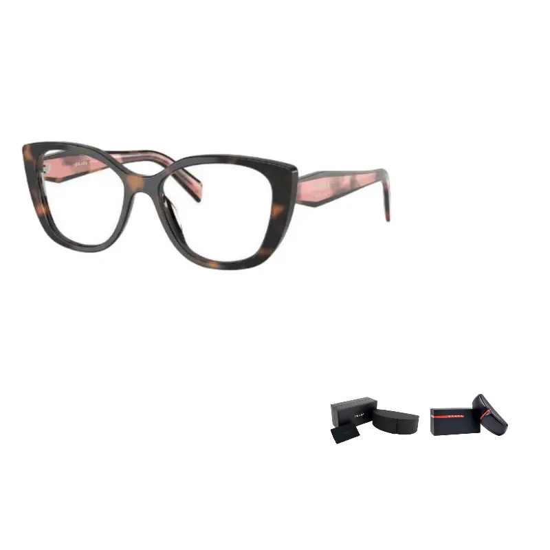 

PRADA Кошачий глаз очки, Multicolor Red
