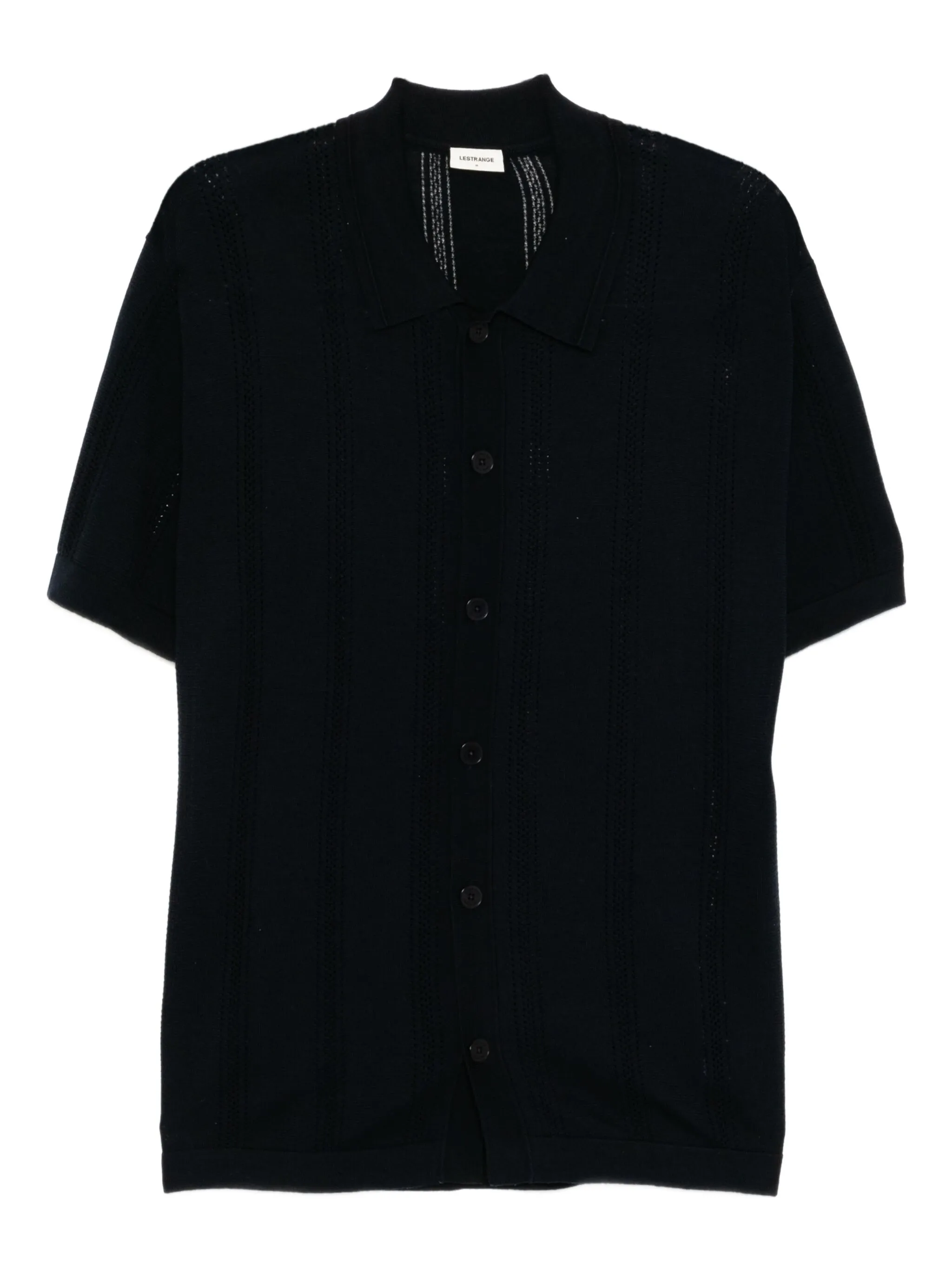 

Рубашка с ажурной вязкой Lestrange, синий