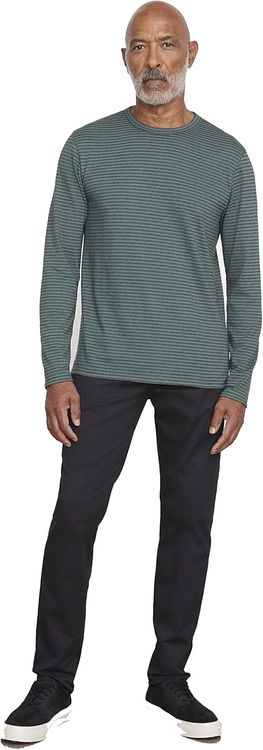 

Vince мужская длинная футболка с полосками