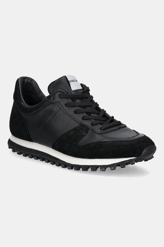Кожаные кроссовки Marathon Leather Novesta, черный
