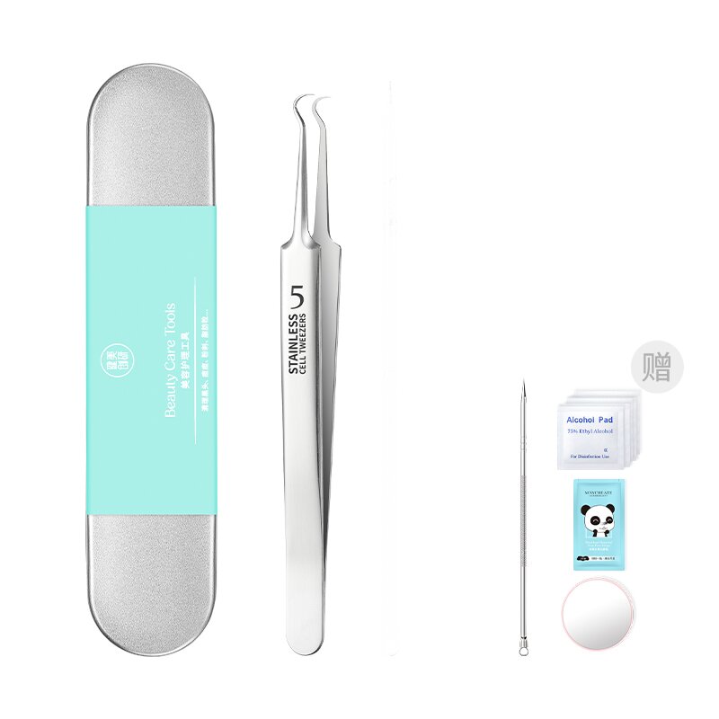 

M'AYCREATE Пинцет для удаления черных точек ультратонкий инструмент для выдавливания прыщей и соскабливания