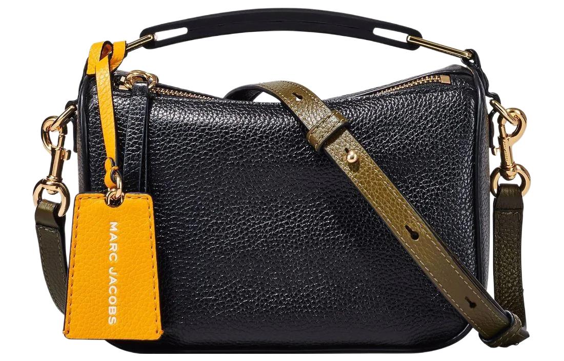 

MARC JACOBS Сумка-ланчбокс из коровьей кожи, Box Bag, женская мини-сумка через плечо, на плечо, кроссбоди черная