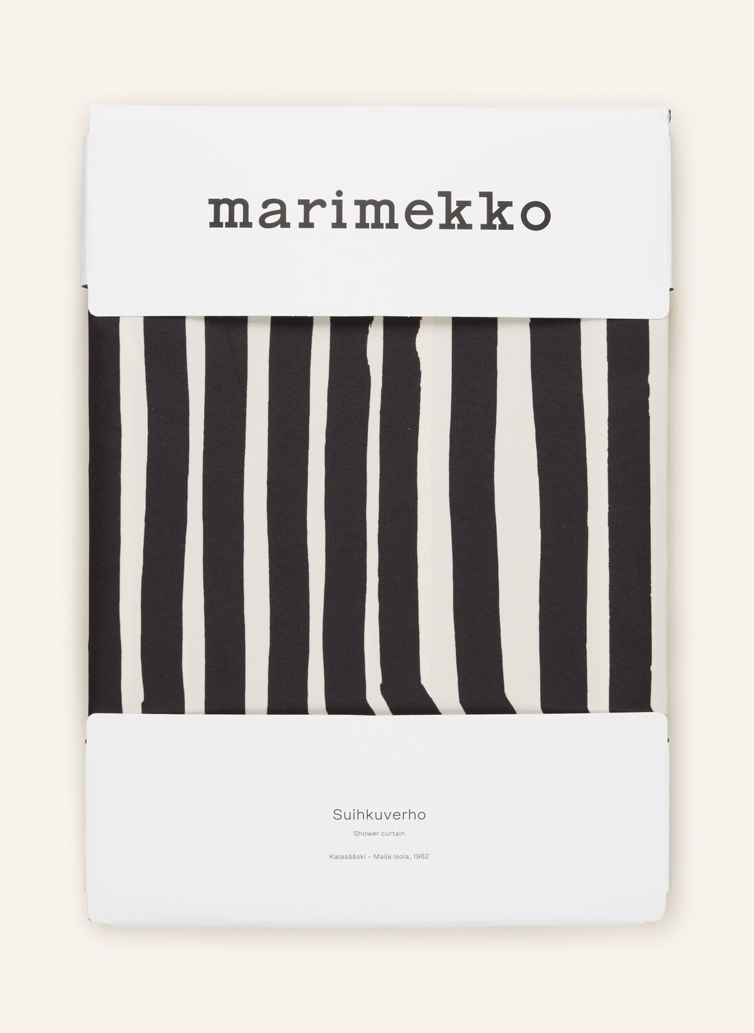 

Заавеска для душевой Marimekko KALASÄÄSKI, 180x200 см, цвет weiss/dunkelgrau