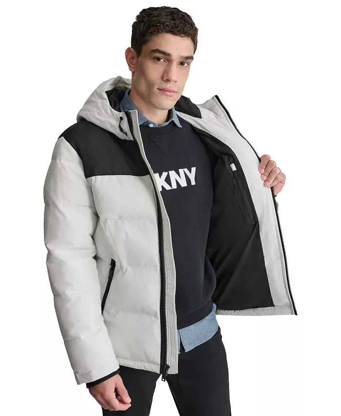 

Мужская утепленная куртка Mixed-Media DKNY, синий