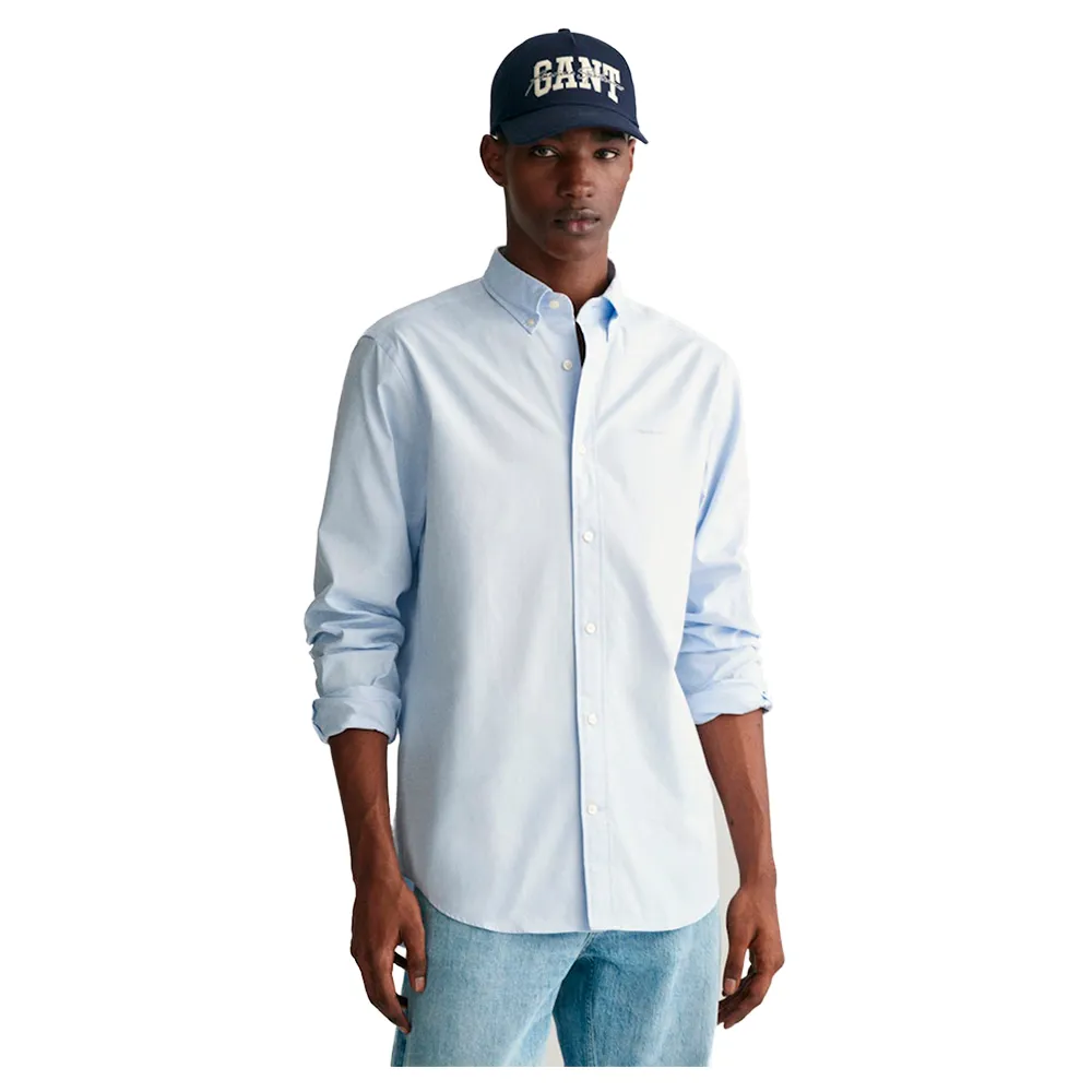 

Рубашка Gant Reg Pinpoint Oxford, синий