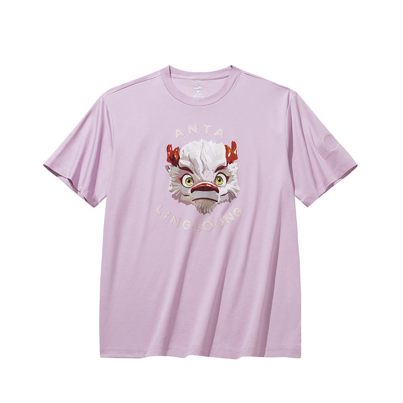 

Anta Sports Life Collection Футболка унисекс Пурпурная ракушка, Shell Purple