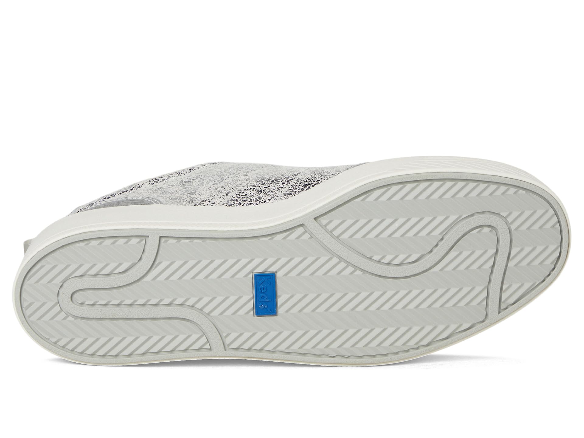Кроссовки Keds Skyler II Lace-Up, цвет Silver Distressed Metallic Leather — фото 3