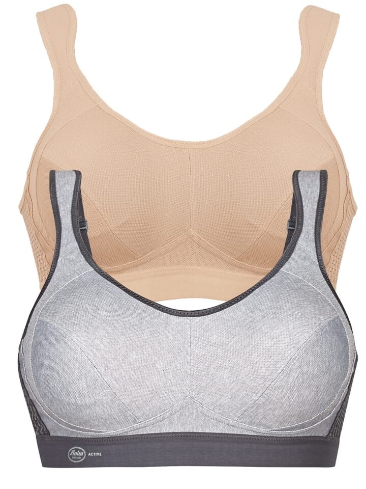 

Спортивный бюстгальтер Anita, цвет desert heather grey