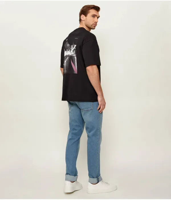 Футболка Te_Citylights relaxed fit Boss Orange, черный — фото 2