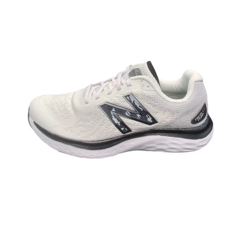 

New Balance 680 Износостойкие и легкие низкие кроссовки для бега мужские белые New Balance, Белый/Серый/Черный