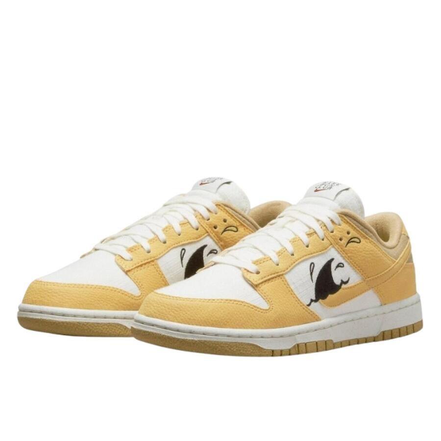 NIKE Кроссовки Dunk Low Retro Sun Club Wheat Grass Orange — фото 2